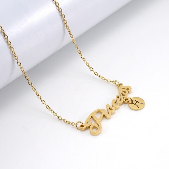 18K Gold Plated Zodiac Signs Horoscope Necklace*Astrology Star Signs*ZX - Picture 11 of 14
